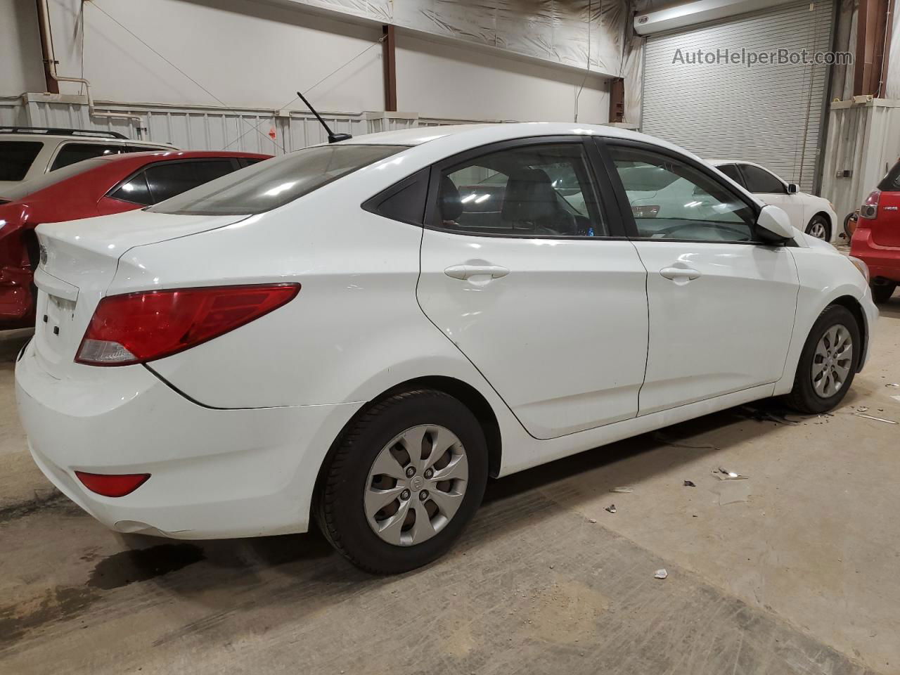 2015 Hyundai Accent Gls White vin: KMHCT4AE4FU931748