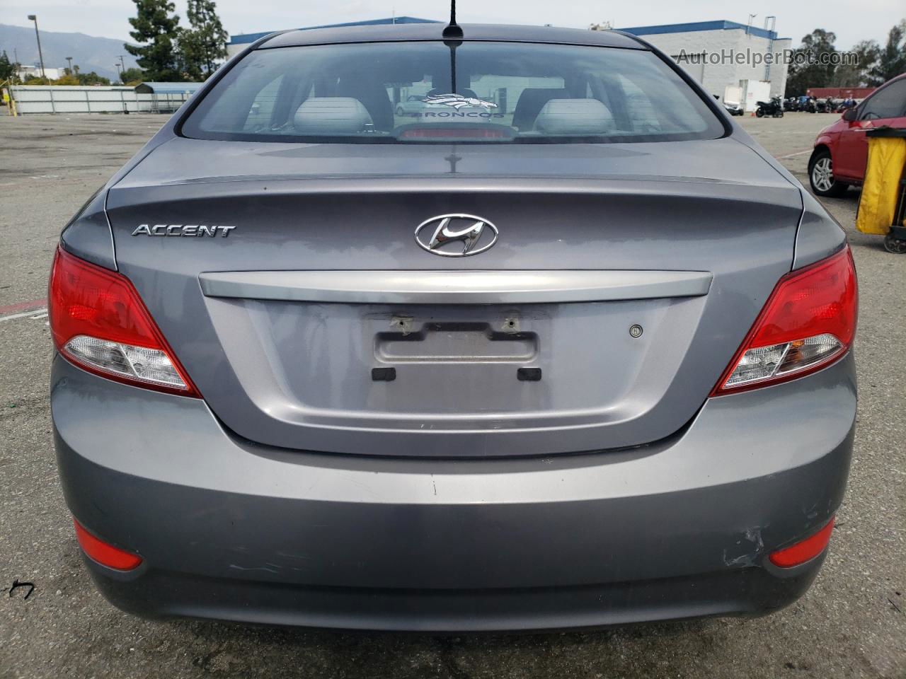 2015 Hyundai Accent Gls Gray vin: KMHCT4AE4FU937940