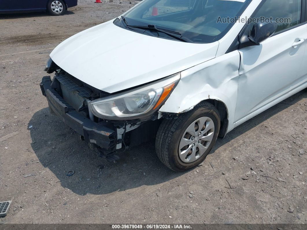 2016 Hyundai Accent Se White vin: KMHCT4AE4GU020028