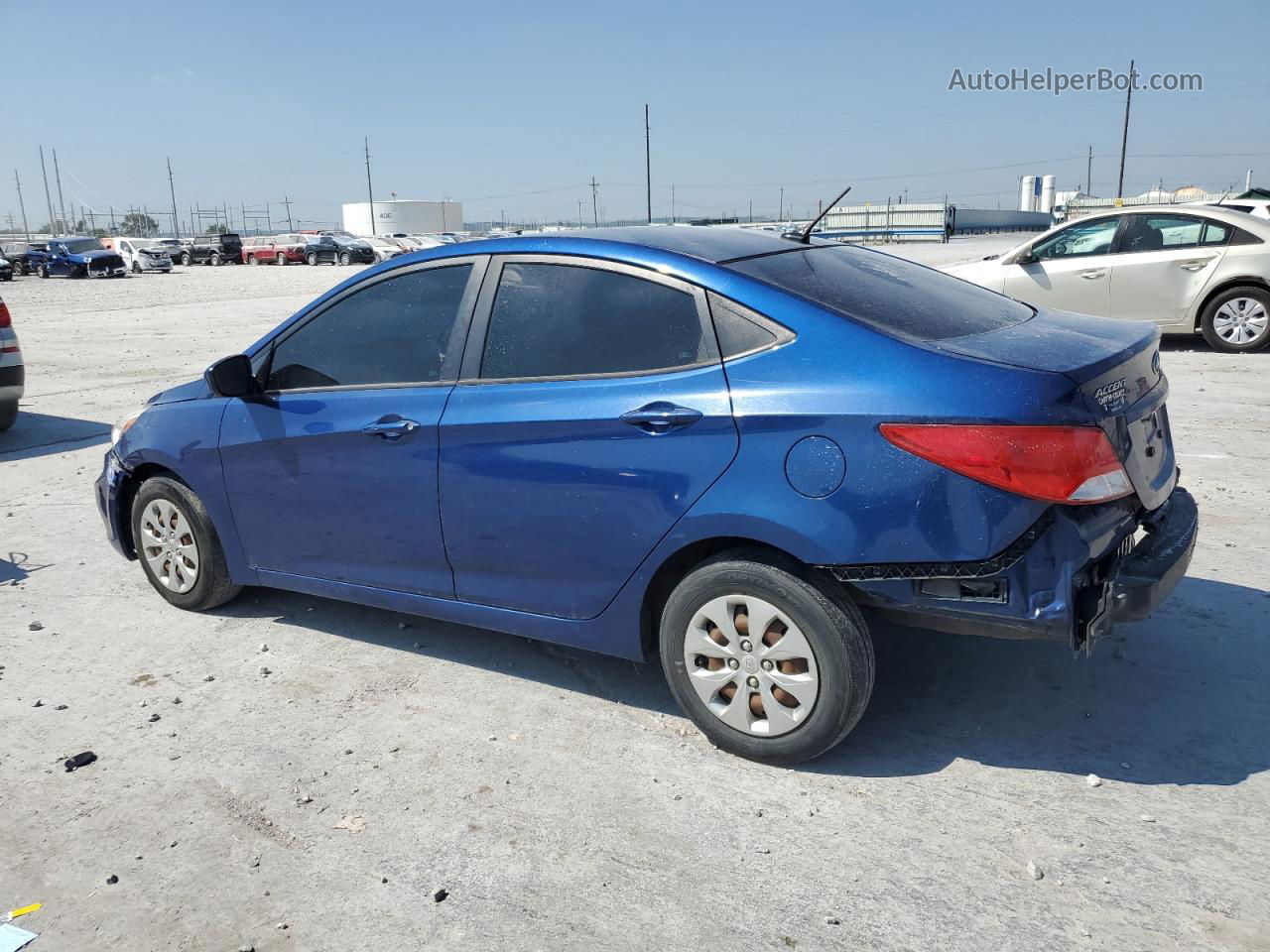 2016 Hyundai Accent Se Blue vin: KMHCT4AE4GU057922