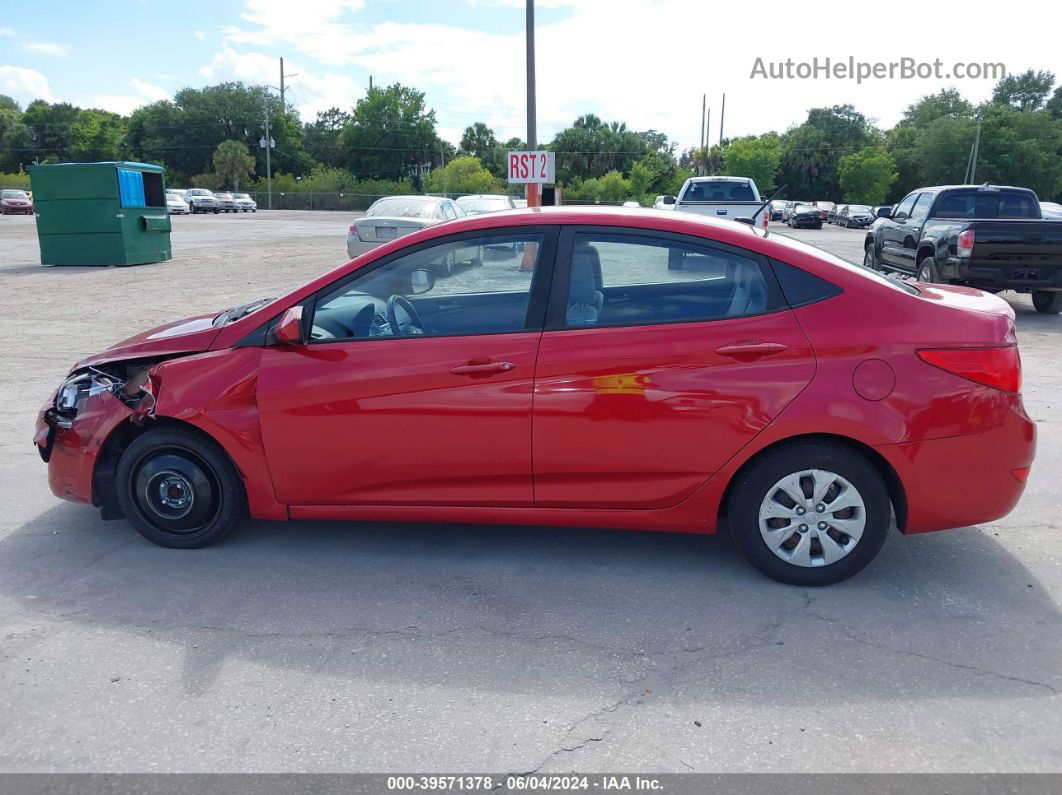 2016 Hyundai Accent Se Red vin: KMHCT4AE4GU072694