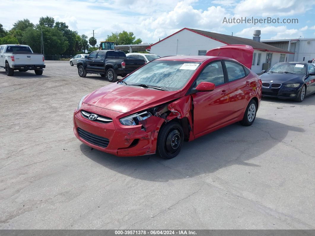 2016 Hyundai Accent Se Red vin: KMHCT4AE4GU072694