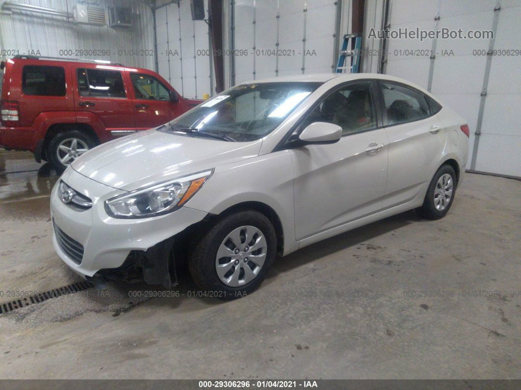 2016 Hyundai Accent Se Белый vin: KMHCT4AE4GU076485