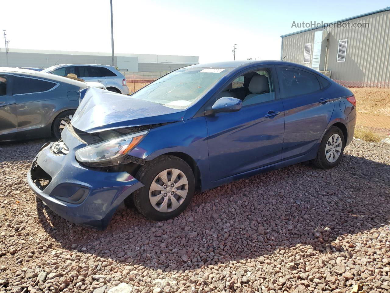 2016 Hyundai Accent Se Blue vin: KMHCT4AE4GU076678