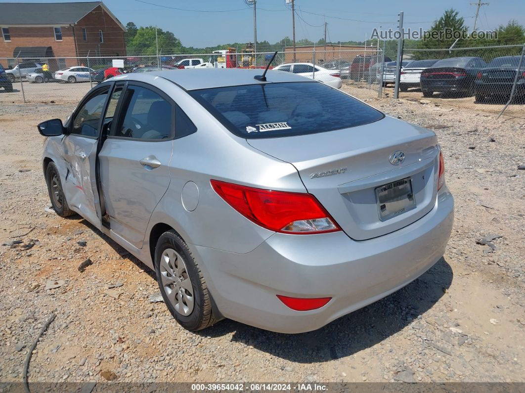 2016 Hyundai Accent Se Silver vin: KMHCT4AE4GU077944