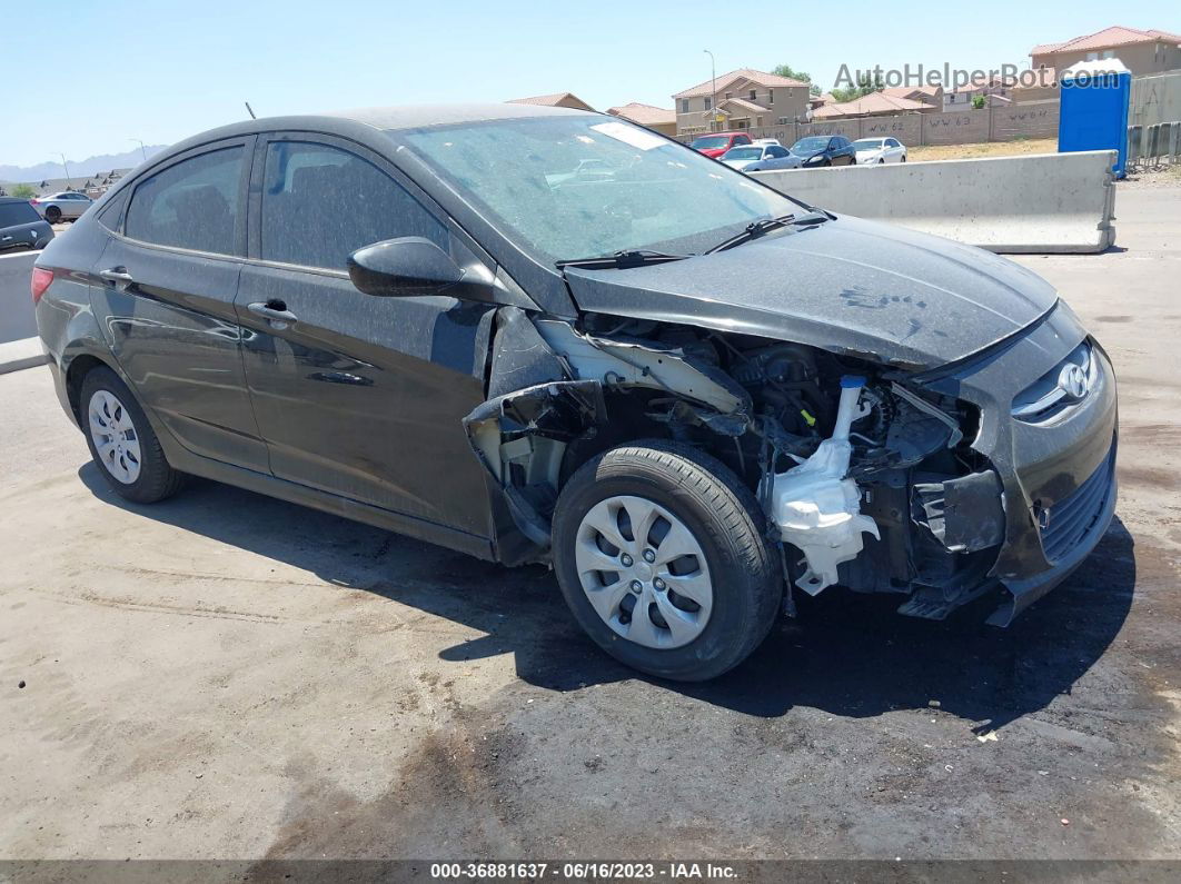 2016 Hyundai Accent Se Черный vin: KMHCT4AE4GU110599