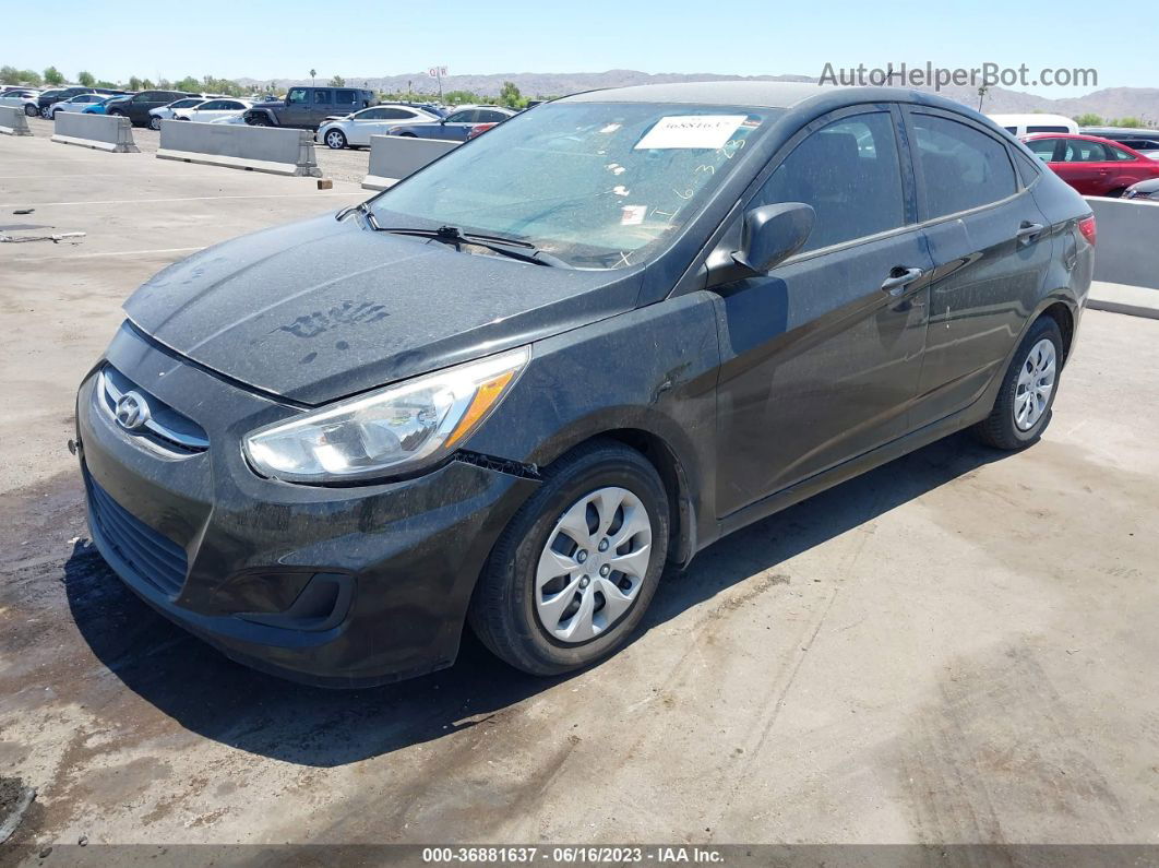 2016 Hyundai Accent Se Черный vin: KMHCT4AE4GU110599