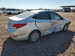 2016 Hyundai Accent Se Silver vin: KMHCT4AE4GU113597