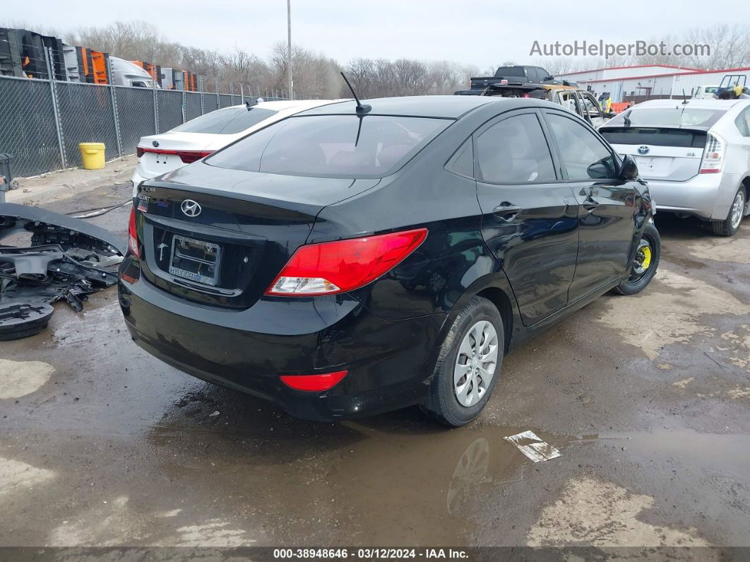 2016 Hyundai Accent Se Black vin: KMHCT4AE4GU123322