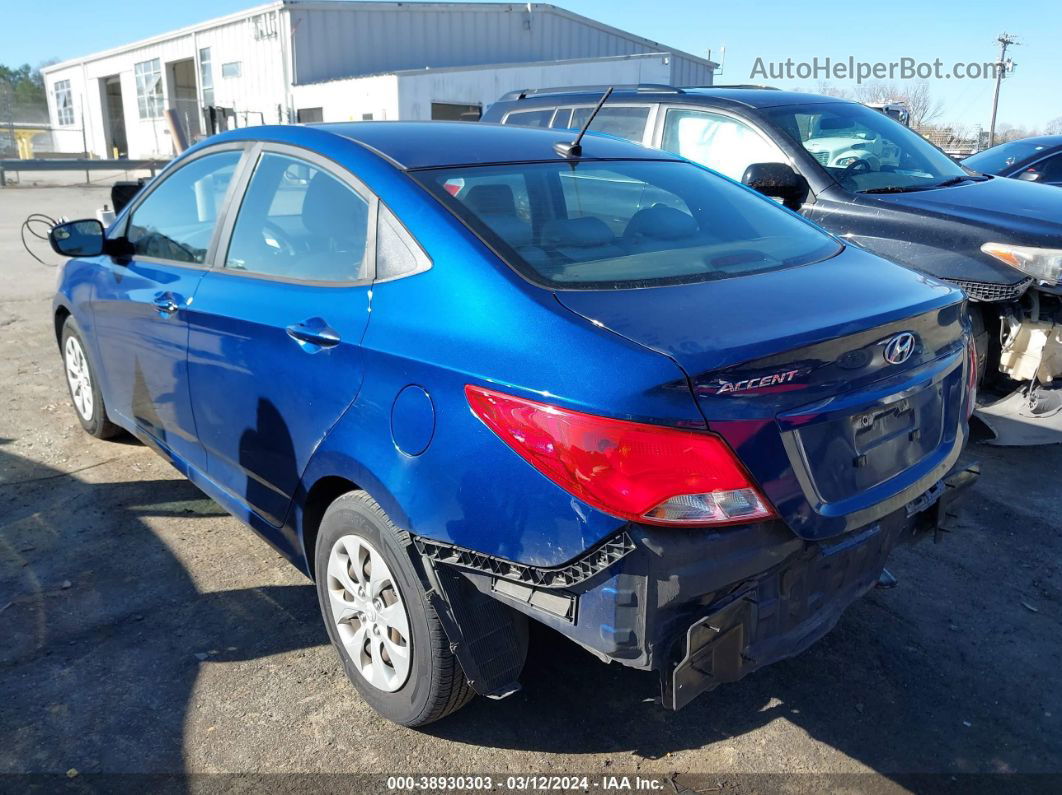 2016 Hyundai Accent Se Blue vin: KMHCT4AE4GU146843