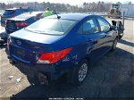 2016 Hyundai Accent Se Синий vin: KMHCT4AE4GU146843