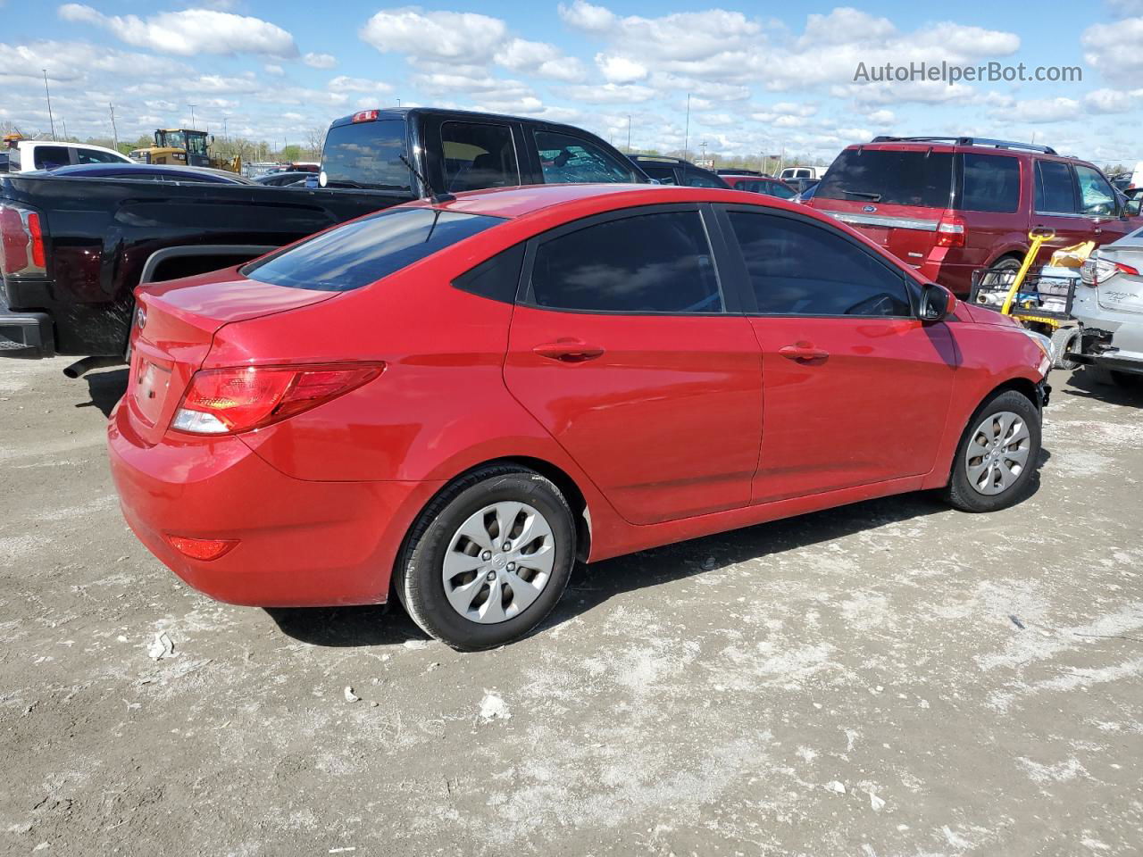 2016 Hyundai Accent Se Red vin: KMHCT4AE4GU164145