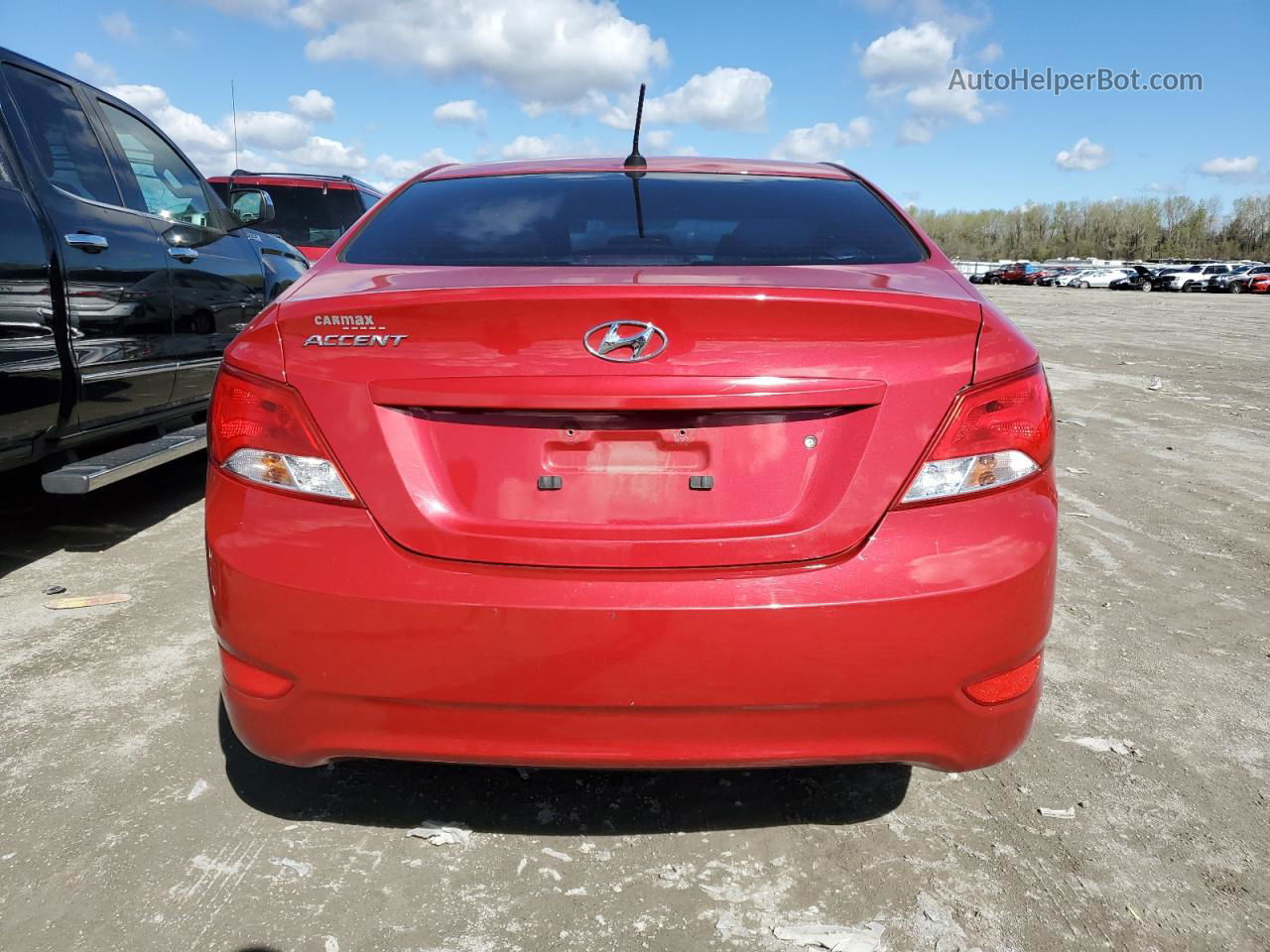 2016 Hyundai Accent Se Red vin: KMHCT4AE4GU164145