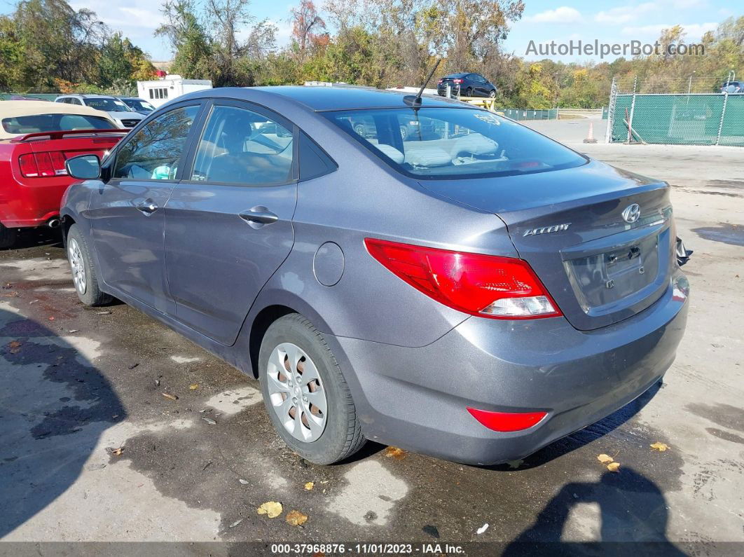 2016 Hyundai Accent Se Gray vin: KMHCT4AE4GU944548