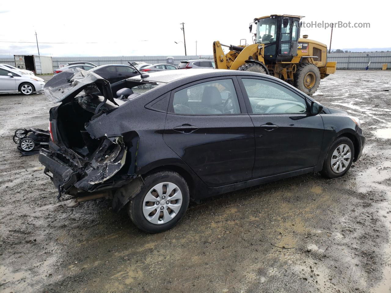 2016 Hyundai Accent Se Black vin: KMHCT4AE4GU949572