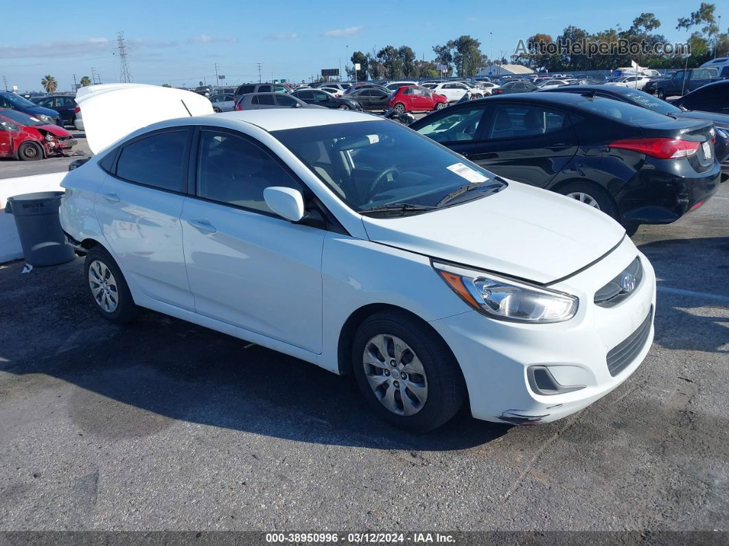 2016 Hyundai Accent Se White vin: KMHCT4AE4GU967196