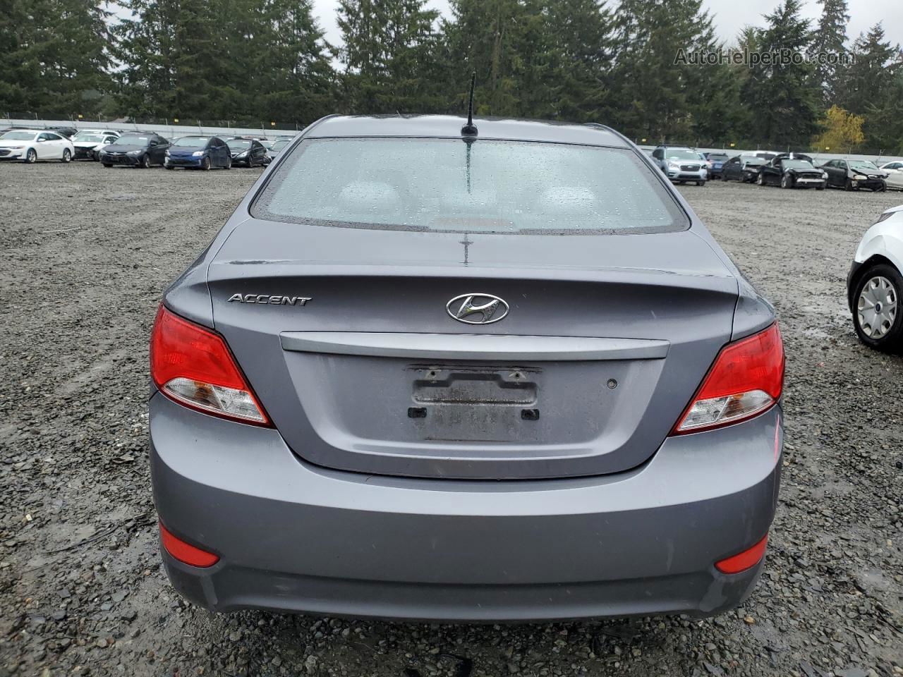 2016 Hyundai Accent Se Gray vin: KMHCT4AE4GU995743