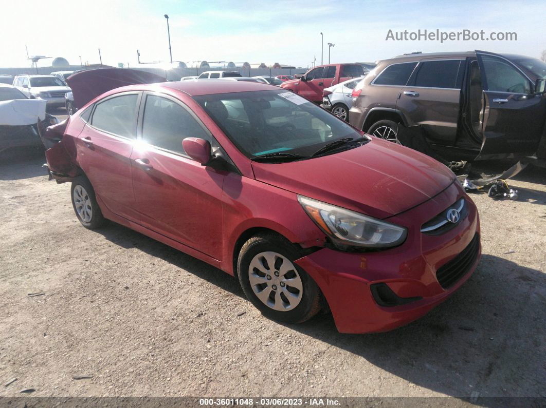 2017 Hyundai Accent Se Red vin: KMHCT4AE4HU182470