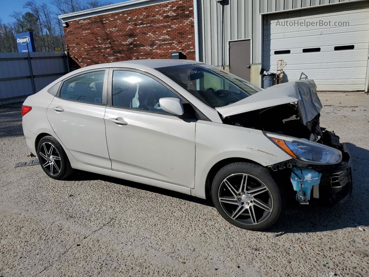 2017 Hyundai Accent Se Бежевый vin: KMHCT4AE4HU203866