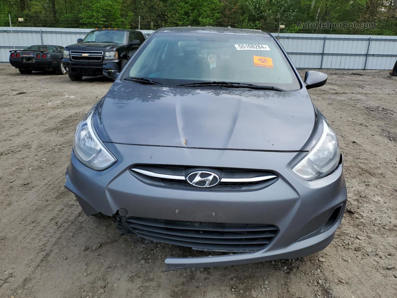 2017 Hyundai Accent Se Gray vin: KMHCT4AE4HU233398