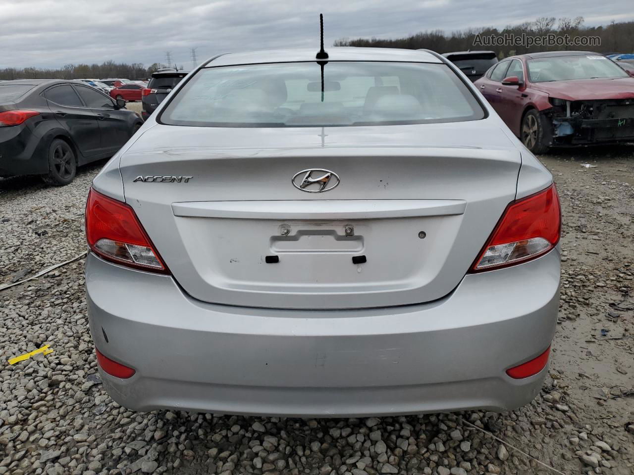 2017 Hyundai Accent Se Silver vin: KMHCT4AE4HU241811