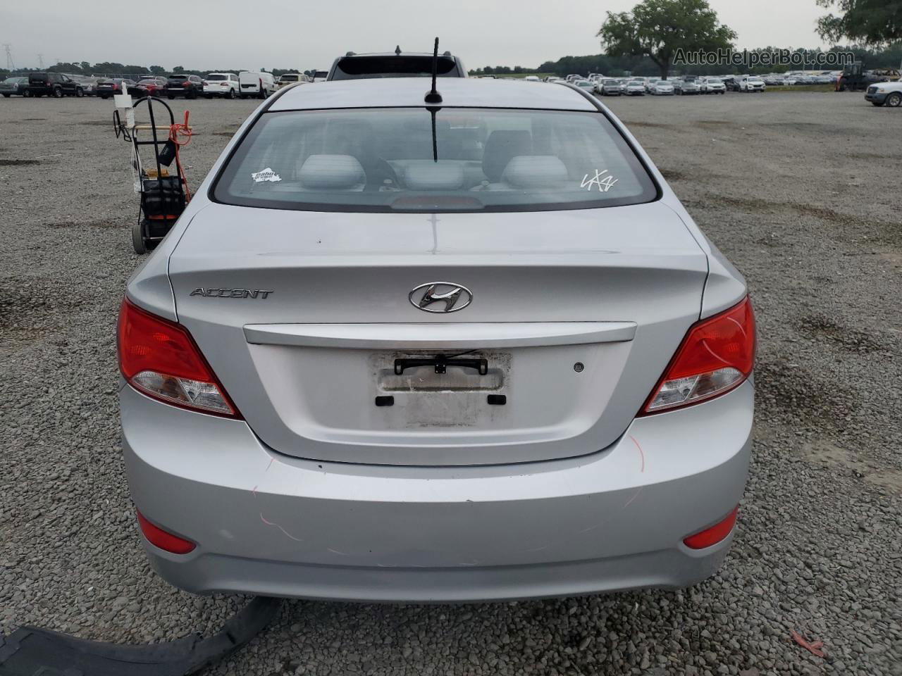 2017 Hyundai Accent Se Silver vin: KMHCT4AE4HU249262