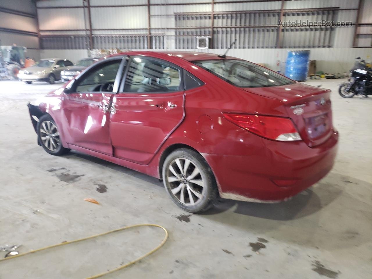 2017 Hyundai Accent Se Red vin: KMHCT4AE4HU249875