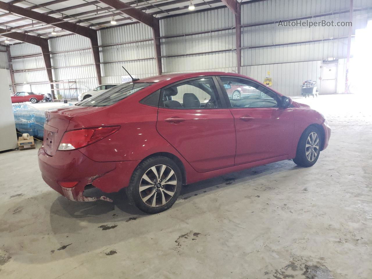 2017 Hyundai Accent Se Красный vin: KMHCT4AE4HU249875