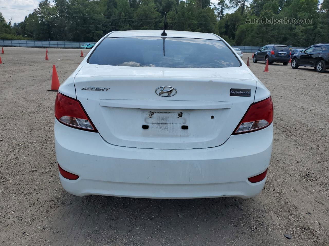 2017 Hyundai Accent Se White vin: KMHCT4AE4HU346736