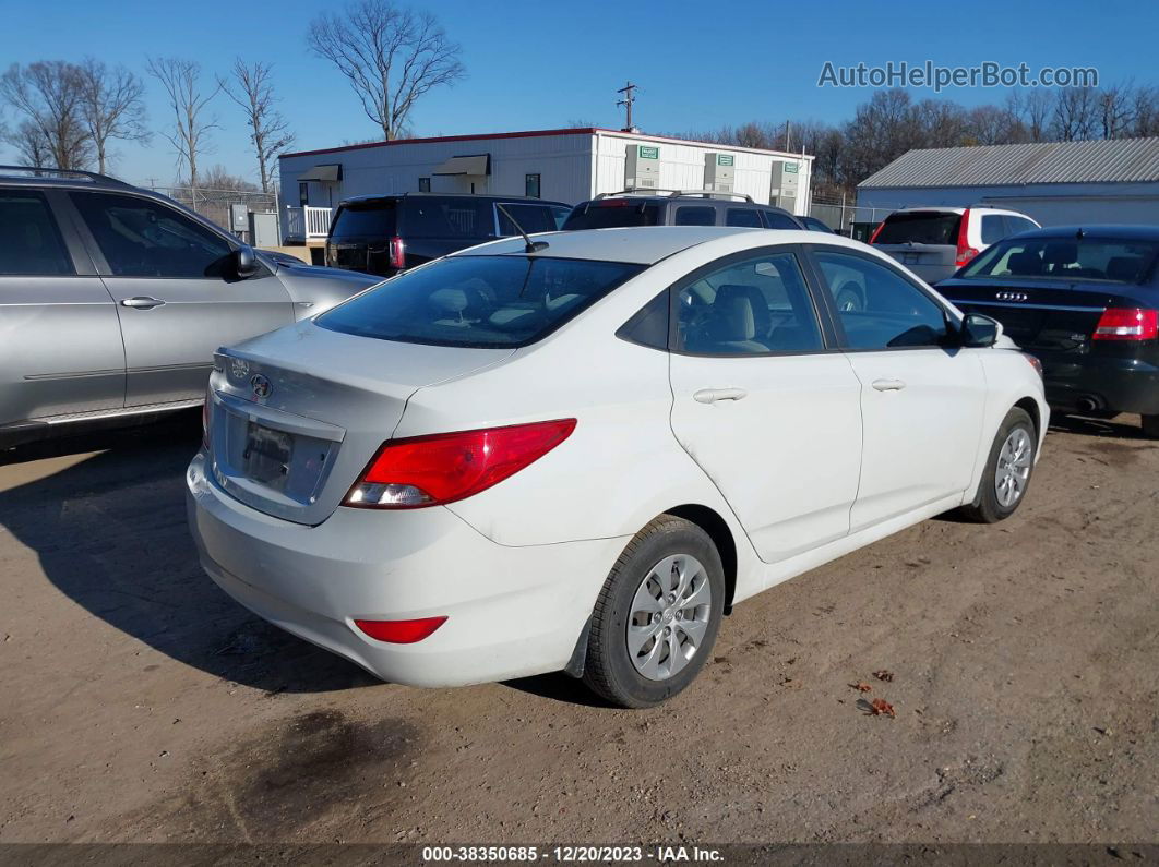 2017 Hyundai Accent Se White vin: KMHCT4AE4HU379042