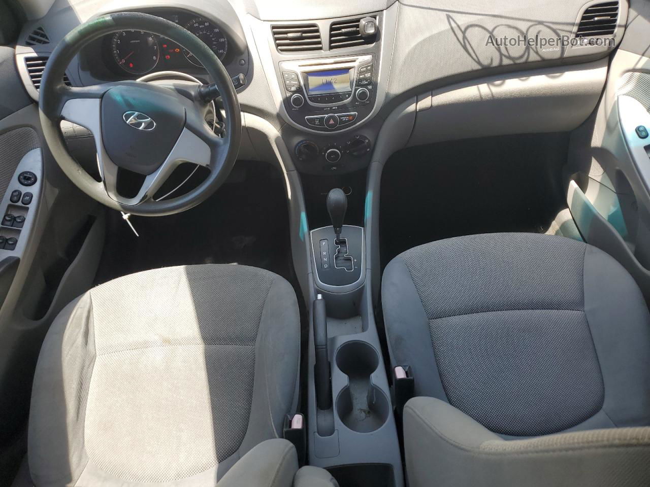 2013 Hyundai Accent Gls Серебряный vin: KMHCT4AE5DU358503