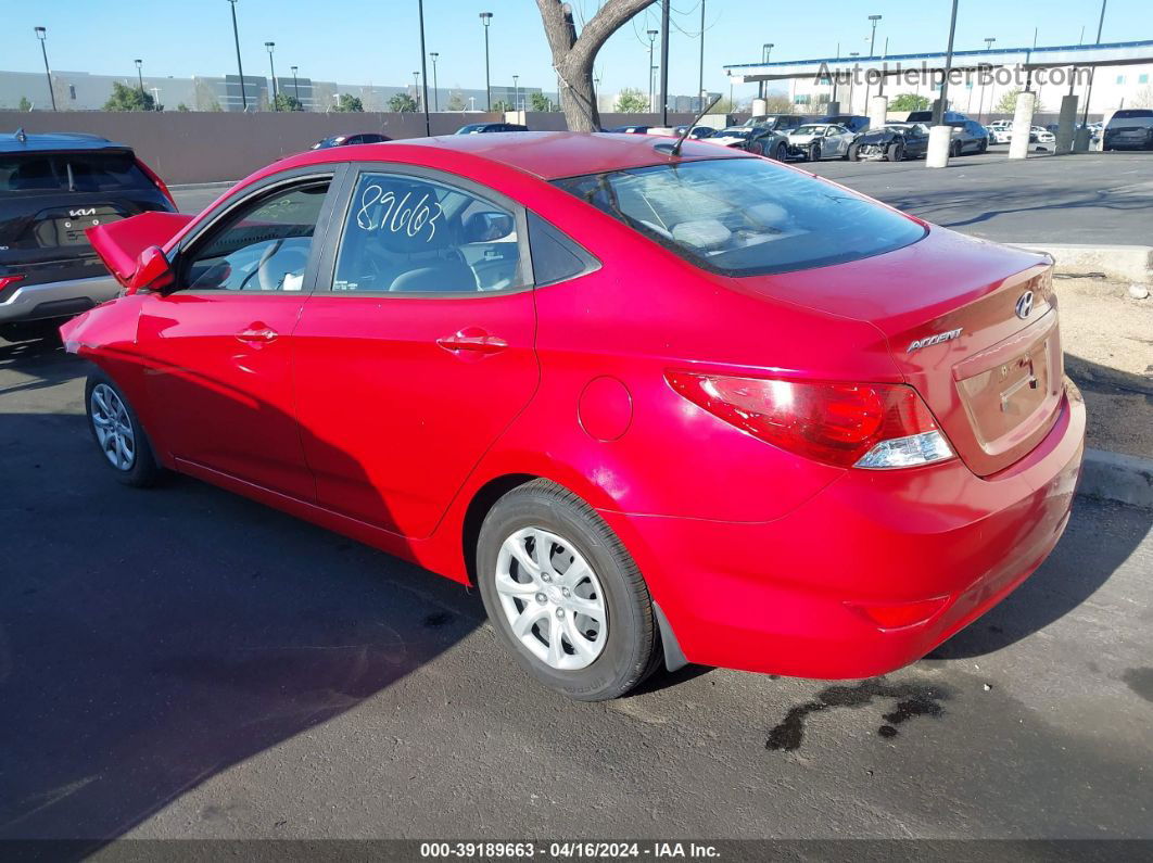 2014 Hyundai Accent Gls Red vin: KMHCT4AE5EU714479