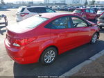 2014 Hyundai Accent Gls Red vin: KMHCT4AE5EU714479