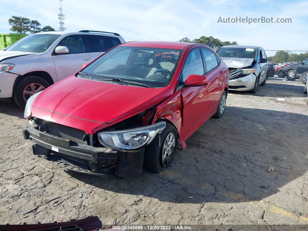 2014 Hyundai Accent Gls Red vin: KMHCT4AE5EU777596