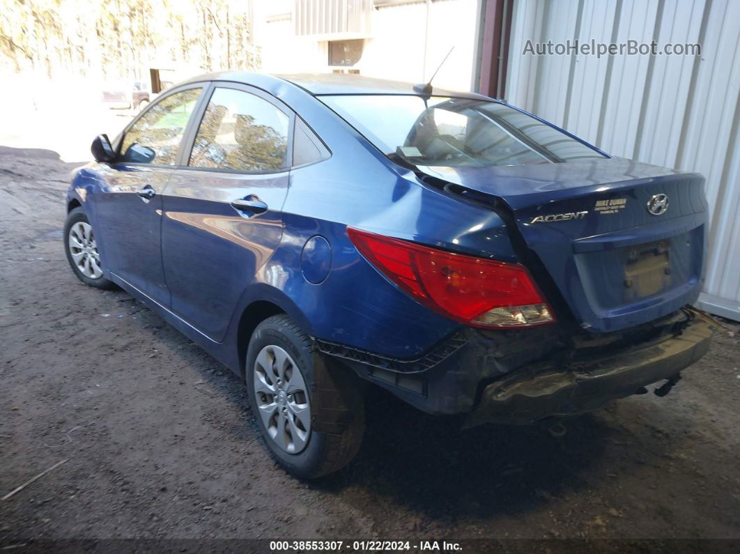 2015 Hyundai Accent Gls Синий vin: KMHCT4AE5FU796408