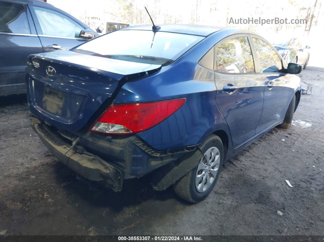 2015 Hyundai Accent Gls Синий vin: KMHCT4AE5FU796408