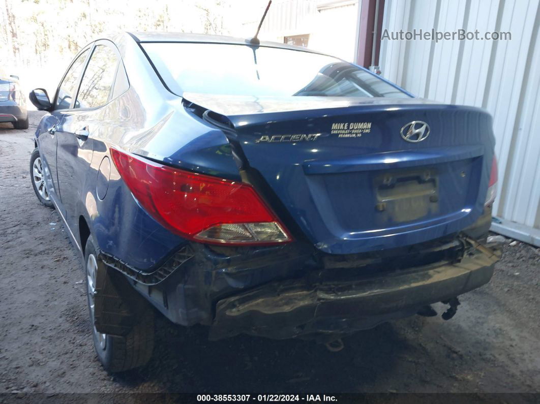 2015 Hyundai Accent Gls Синий vin: KMHCT4AE5FU796408