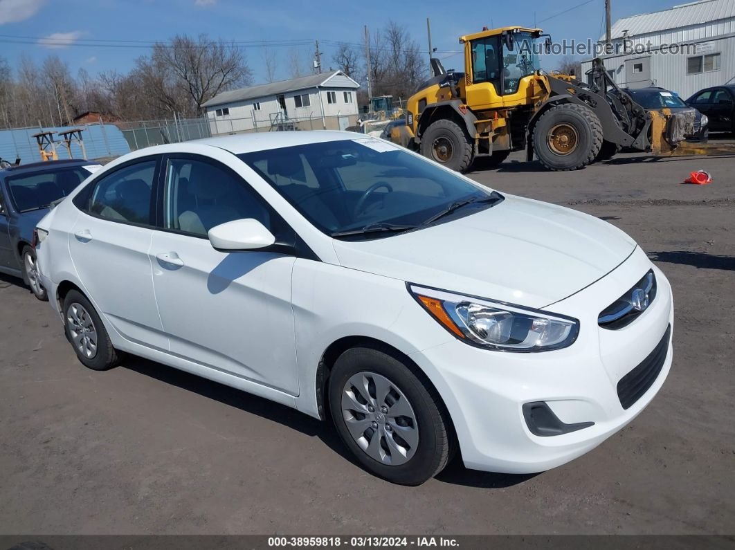 2015 Hyundai Accent Gls White vin: KMHCT4AE5FU798563