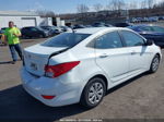 2015 Hyundai Accent Gls White vin: KMHCT4AE5FU798563