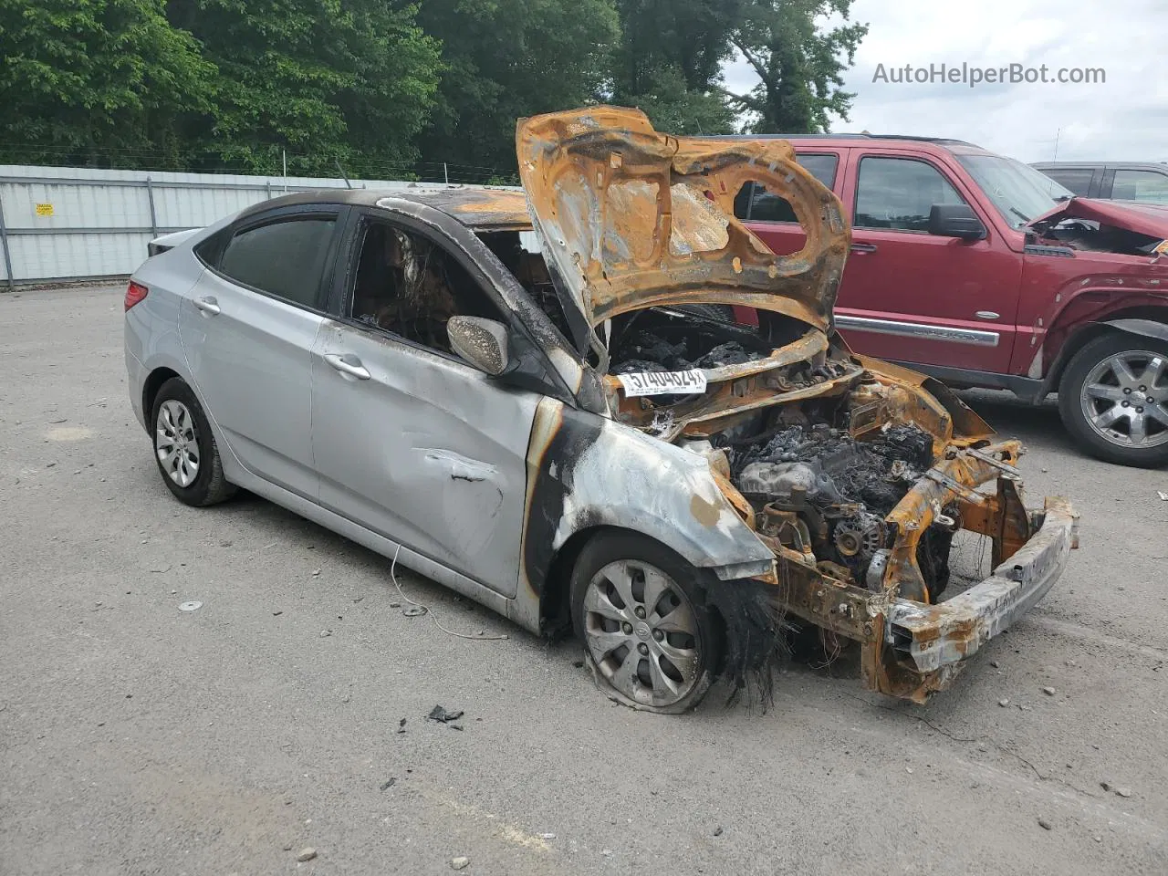 2015 Hyundai Accent Gls Burn vin: KMHCT4AE5FU802563