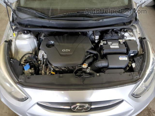 2015 Hyundai Accent Gls Серебряный vin: KMHCT4AE5FU859278