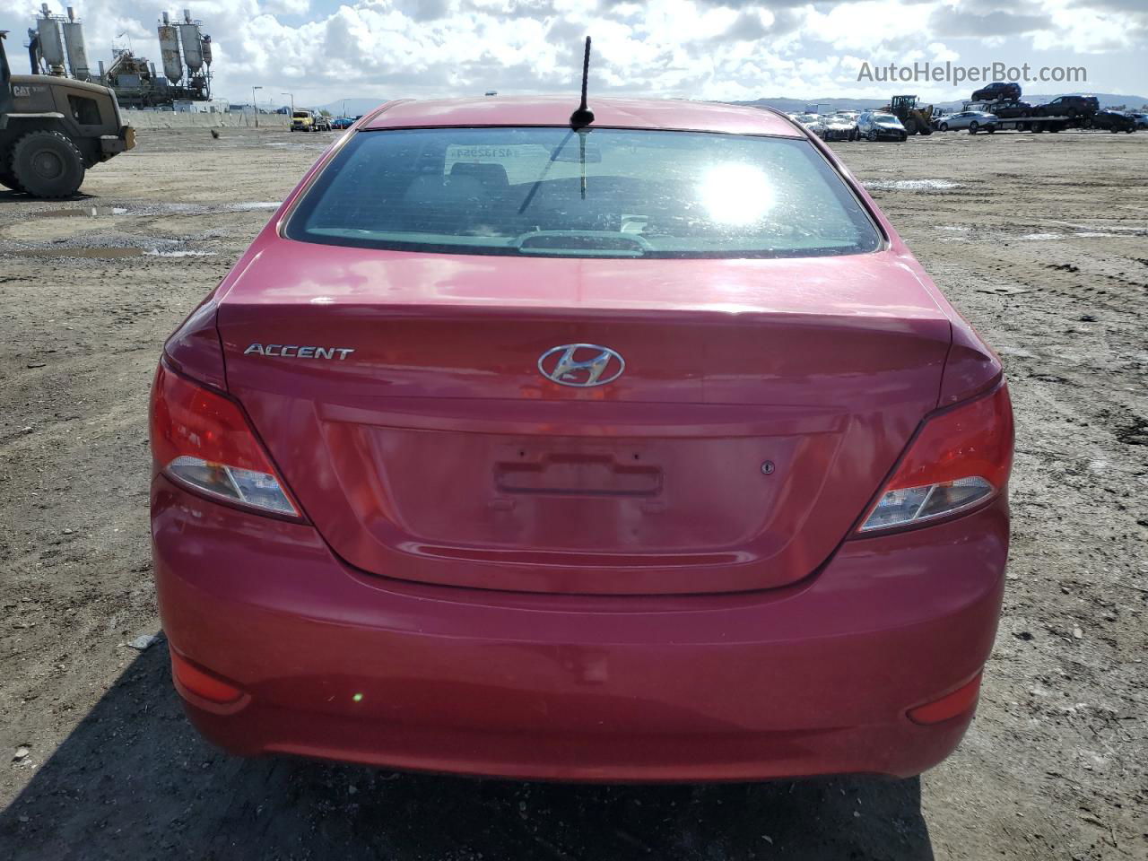 2015 Hyundai Accent Gls Red vin: KMHCT4AE5FU864125