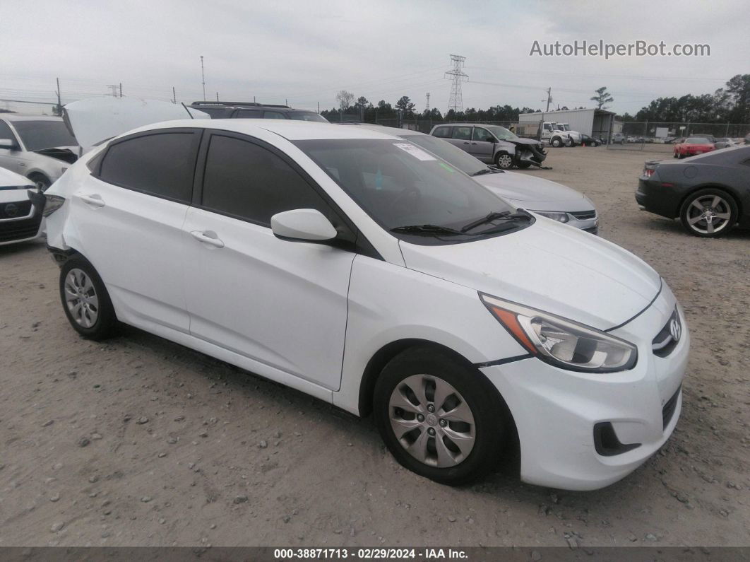 2015 Hyundai Accent Gls White vin: KMHCT4AE5FU872774