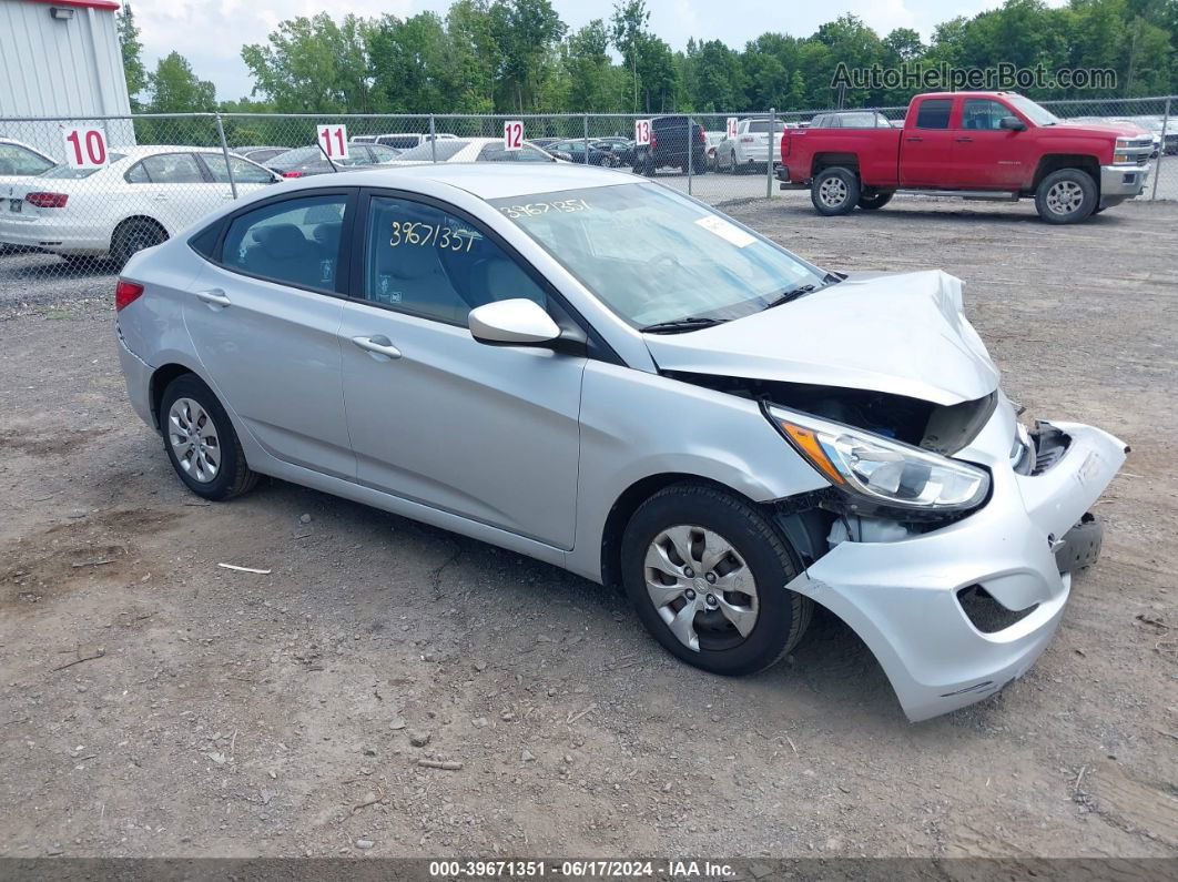 2015 Hyundai Accent Gls Silver vin: KMHCT4AE5FU904591