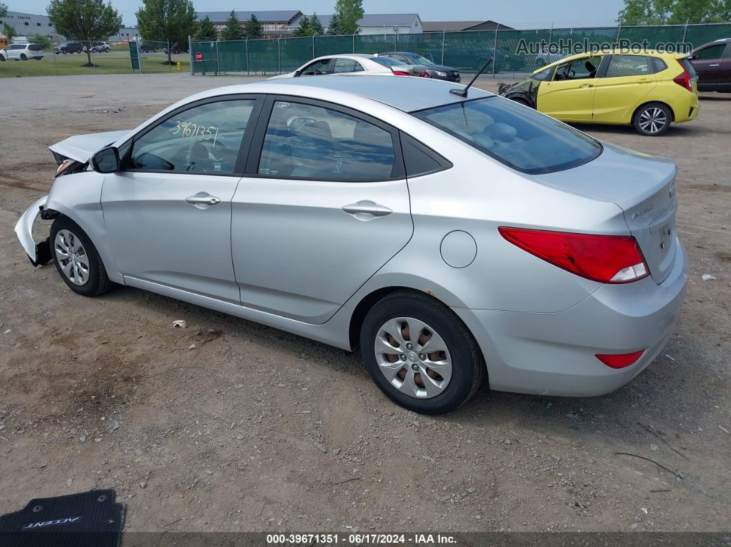 2015 Hyundai Accent Gls Silver vin: KMHCT4AE5FU904591