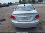 2015 Hyundai Accent Gls Silver vin: KMHCT4AE5FU904591