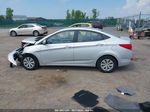 2015 Hyundai Accent Gls Silver vin: KMHCT4AE5FU904591