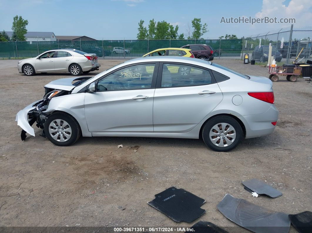 2015 Hyundai Accent Gls Silver vin: KMHCT4AE5FU904591