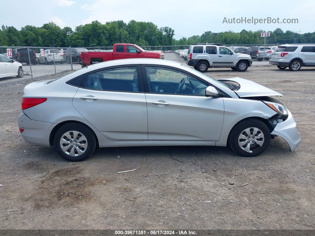 2015 Hyundai Accent Gls Silver vin: KMHCT4AE5FU904591