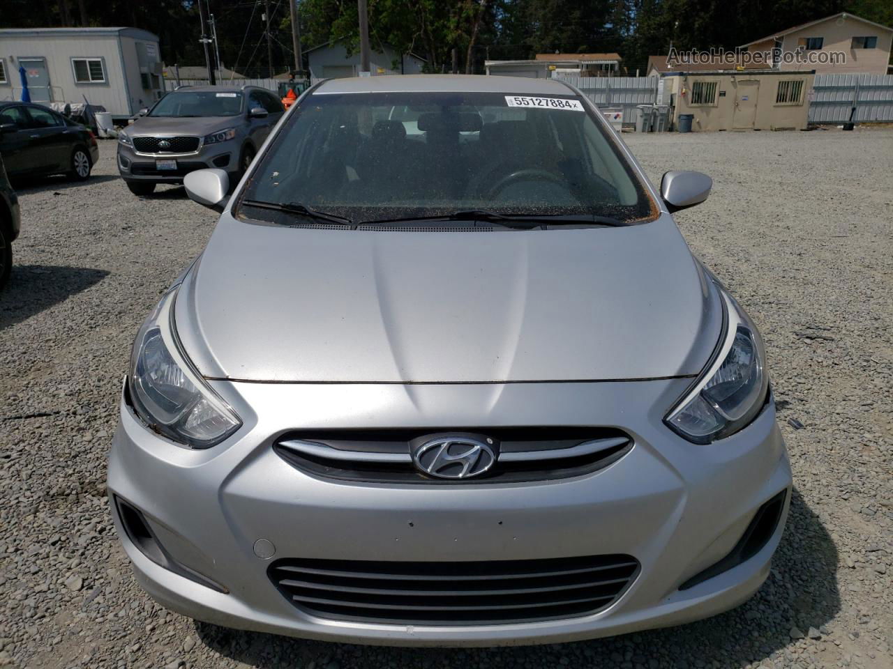 2015 Hyundai Accent Gls Silver vin: KMHCT4AE5FU915543